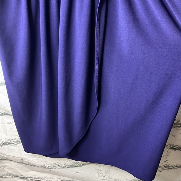 Evan Picone Purple Dress. Size 12P NWOT - Picture 6 of 7